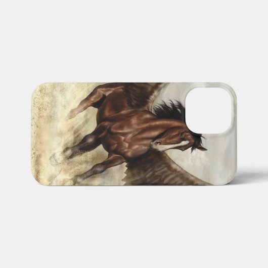 Winged Pegasus iPhone Hoesje (Achterkant horizontaal)