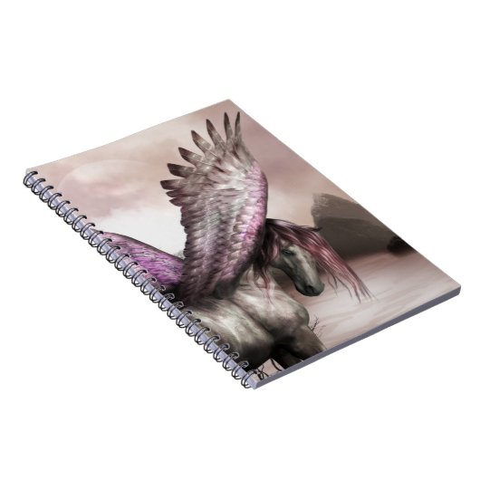 Winged Pegasus-laptop Notitieboek (Rechterzijde)