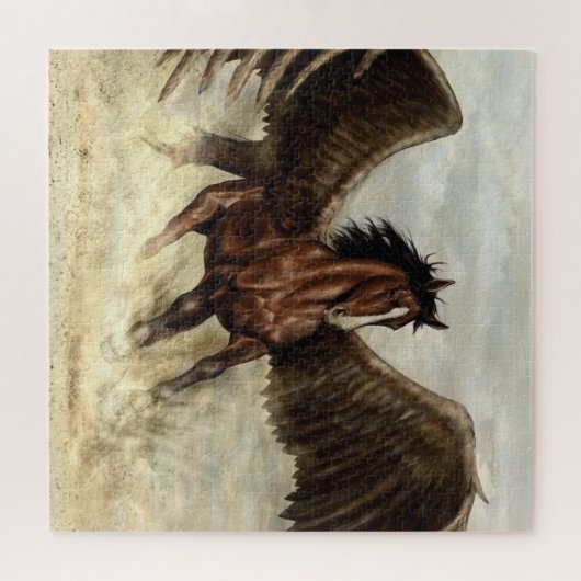 Winged Pegasus Legpuzzel (Horizontaal)