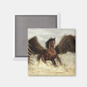 Winged Pegasus Magneet (Voorkant / Achterkant)