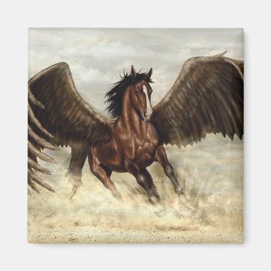 Winged Pegasus Magneet (Voorkant)
