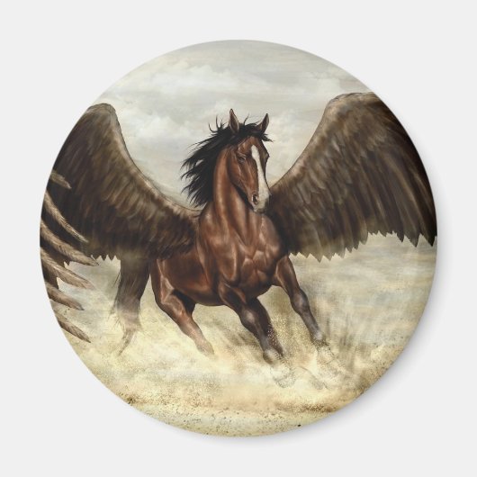 Winged Pegasus Magneet (Voorkant)