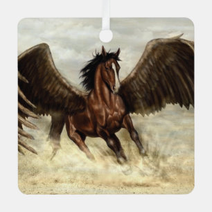 Winged Pegasus Metalen Ornament