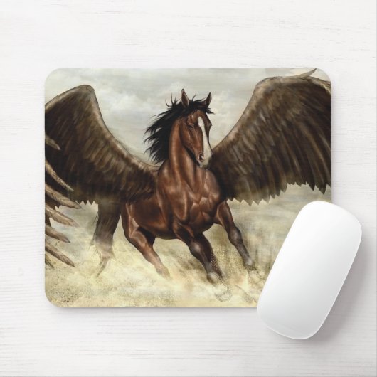 Winged Pegasus Muismat (Met muis)