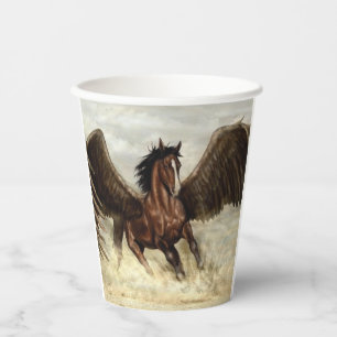 Winged Pegasus Papieren Bekers