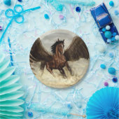 Winged Pegasus Papieren Bordje (Feest)
