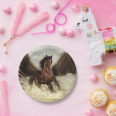 Winged Pegasus Papieren Bordje (Feest)