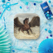 Winged Pegasus Papieren Bordje (Feest)