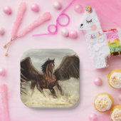 Winged Pegasus Papieren Bordje (Feest)