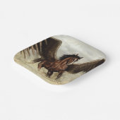 Winged Pegasus Papieren Bordje (Gebogen)