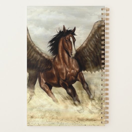 Winged Pegasus   Planner (Achterkant)
