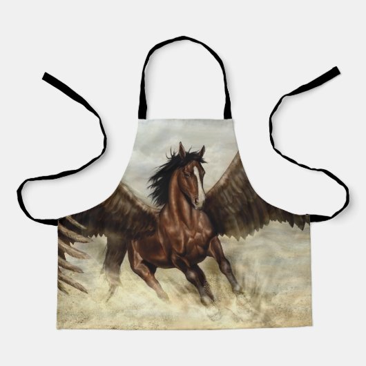 Winged Pegasus Schort (Voorkant)