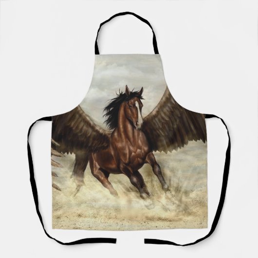 Winged Pegasus Schort (Voorkant)