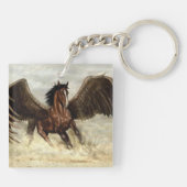Winged Pegasus Sleutelhanger (Achterkant)