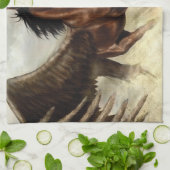 Winged Pegasus   Theedoek (Gevouwen)