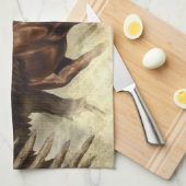 Winged Pegasus   Theedoek (Quarter Fold)