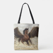 Winged Pegasus Tote Bag (Achterkant)