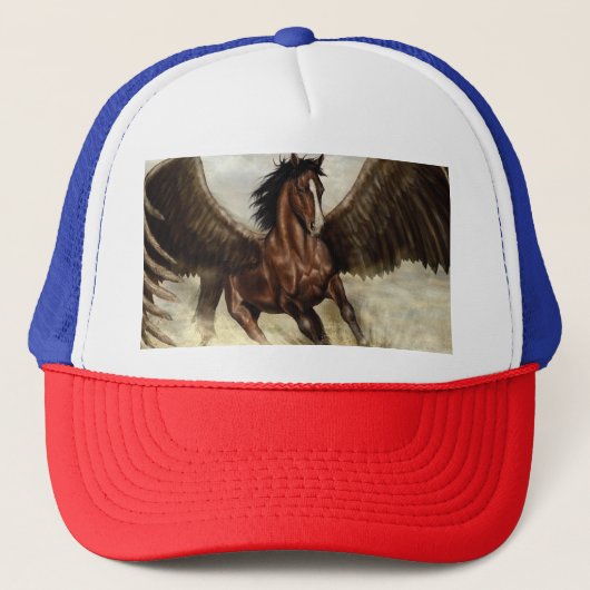 Winged Pegasus Trucker Pet (Voorkant)