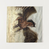 Winged Pegasus Wandkleed (Voorkant (horizontaal))