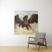Winged Pegasus Wandkleed (In situ)