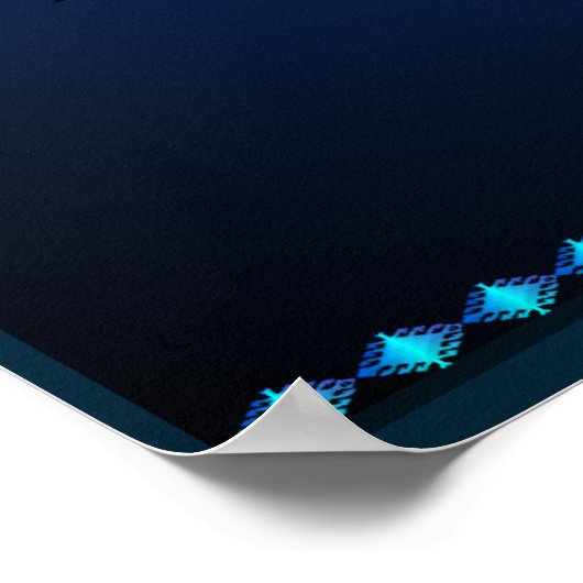 Winged Poster Unicorn (Hoek)