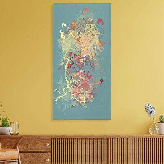 Winged ritters canvas afdruk (Insitu (Woonkamer))