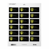 Winged Scarab Etiket (Full Sheet)