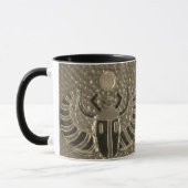 Winged Scarab tile Pattern Mug 2 Mok (Links)