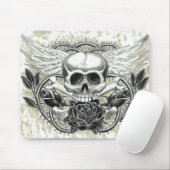 Winged schedel Mousepad Muismat (Met muis)