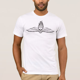 Winged schedel t-shirt