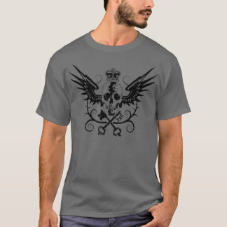 Winged schedel t-shirt
