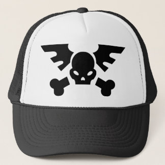 Winged schedel trucker pet