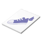 Winged schoenen notitieblok (Linkerzijde)