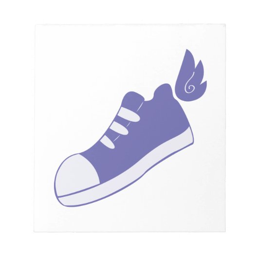 Winged schoenen notitieblok (Voorkant)