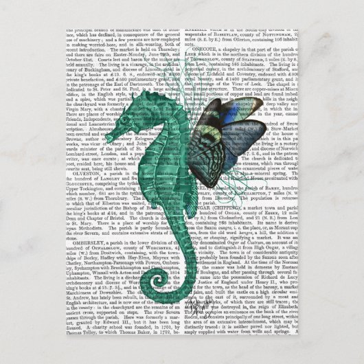 Winged Seahorse Briefkaart (Voorkant)