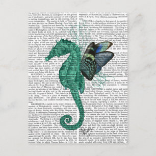Winged Seahorse Briefkaart