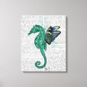 Winged Seahorse Canvas Afdruk (Voorkant)