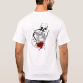 winged skull and back gryphon t-shirt (Achterkant)