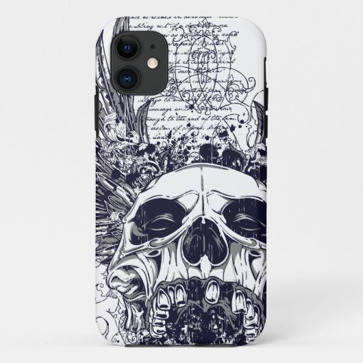 Winged Skull Death Angel iPhone 5 Hoesje Gothic Me (Achterkant)