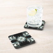 Winged ster in zwart-wit onderzetter (Rechterzijde)