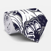 Winged Stropdas Gothic Metaal (Opgerold)