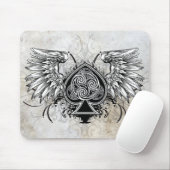 Winged Tattoo StadsKeltische Gaelic Knot Mousepad Muismat (Met muis)