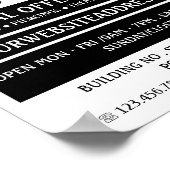 Winged Tattoo, Tattoo & body Piercing Studio Poster (Hoek)