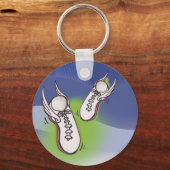 Winged tennis Shoes Sleutelhanger (Voorkant)