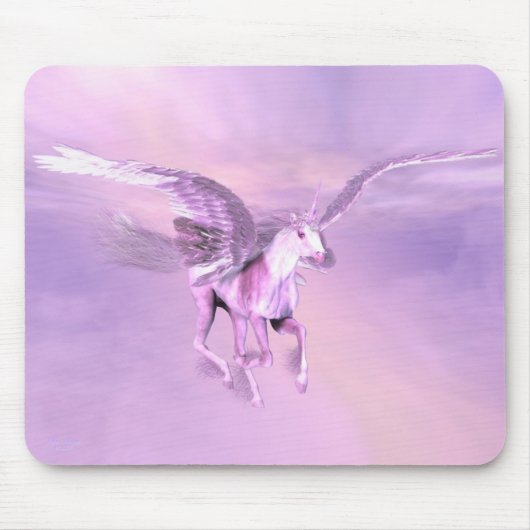 Winged Unicorn MousePad Muismat (Voorkant)