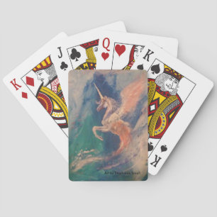 Winged Unicorn Pegasus Cloud Speling Kaarten