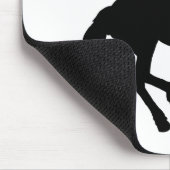 Winged Unicorn Silhouette Muismat (Hoek)