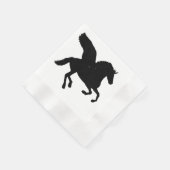 Winged Unicorn Silhouette Servet (Hoek)