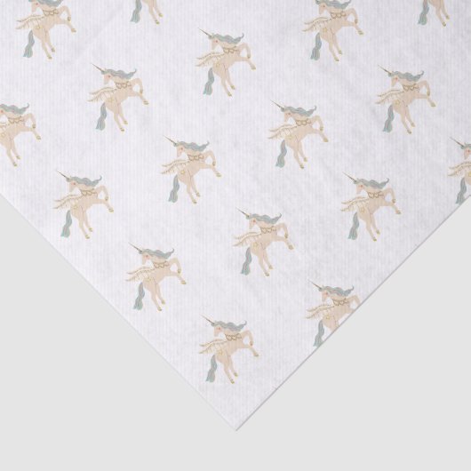 Winged Unicorn Tissuepapier (Detail)