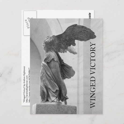 Winged Victory Briefkaart (Voorkant / Achterkant)